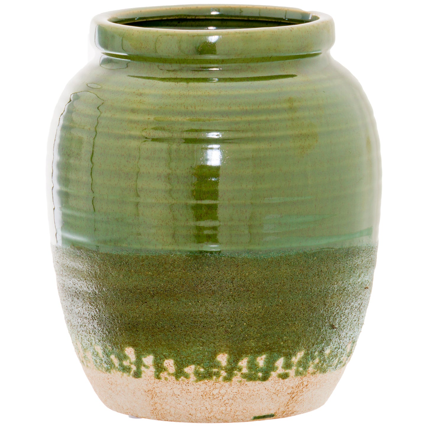 Olive Ceramic Vase